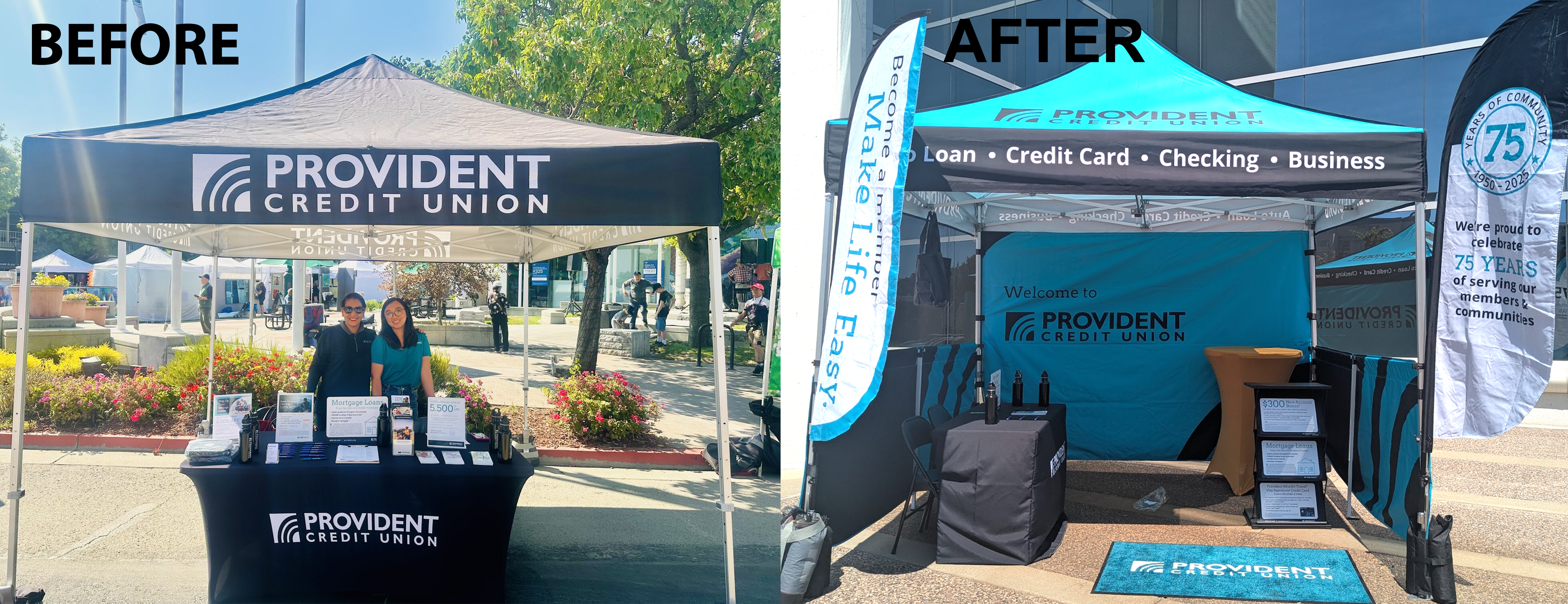 Provident before and after