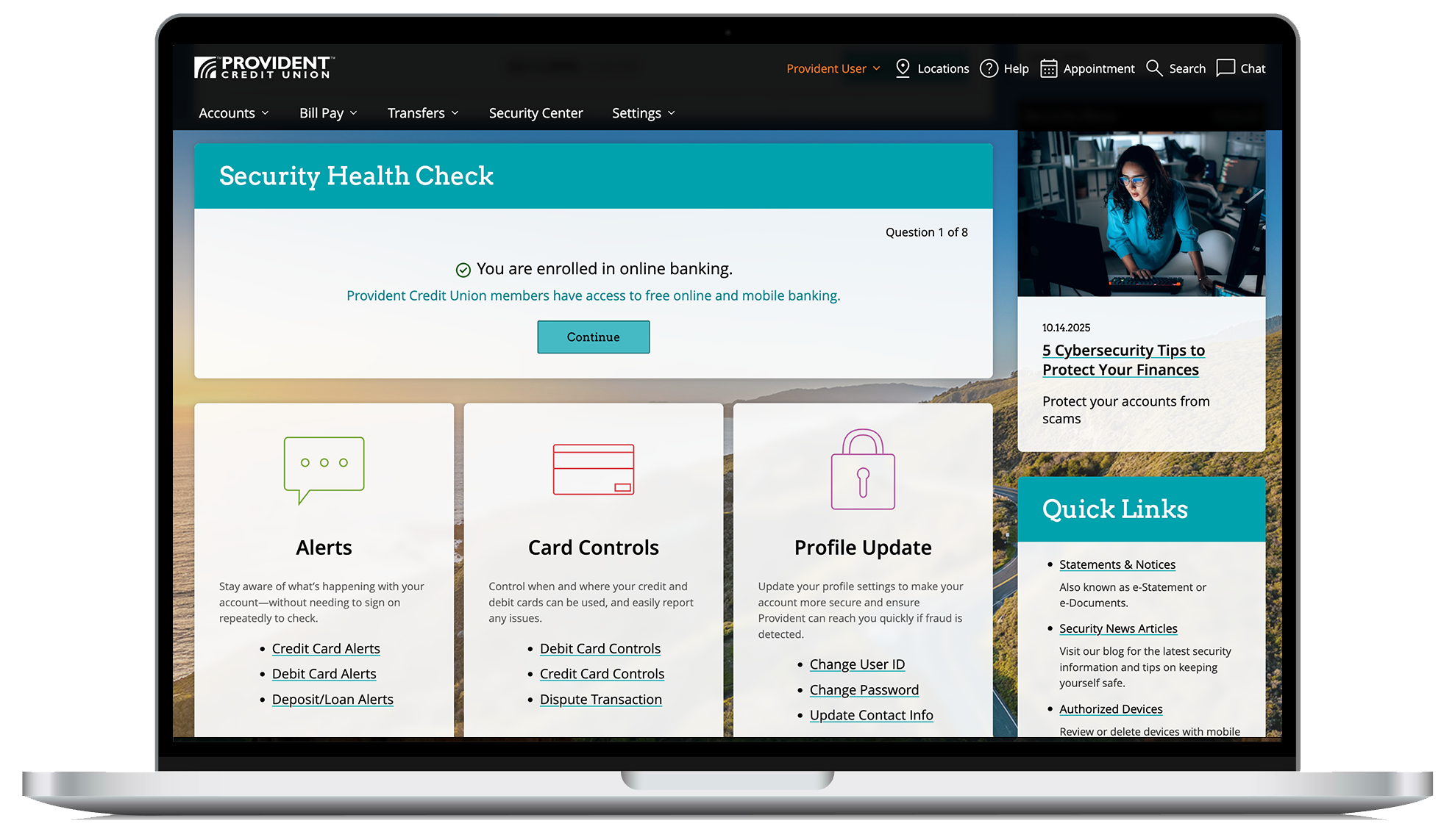 Provident security center